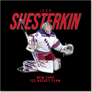 Igor Shesterkin #31 New York Hockey Team Posters and Art